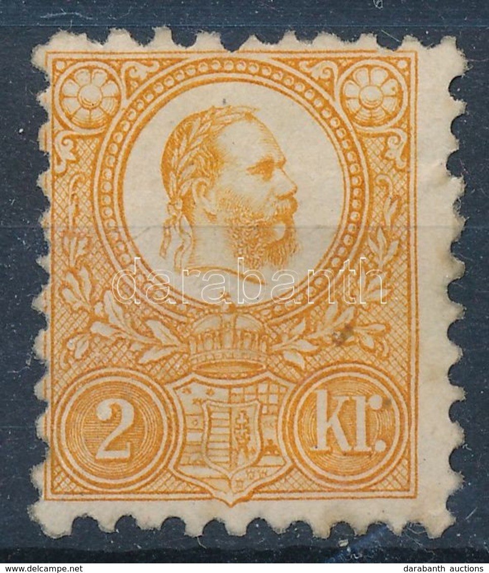 * 1871 Réznyomat 2kr (*10.000) (részleges Gumihiány / Partly Missing Gum) - Autres & Non Classés