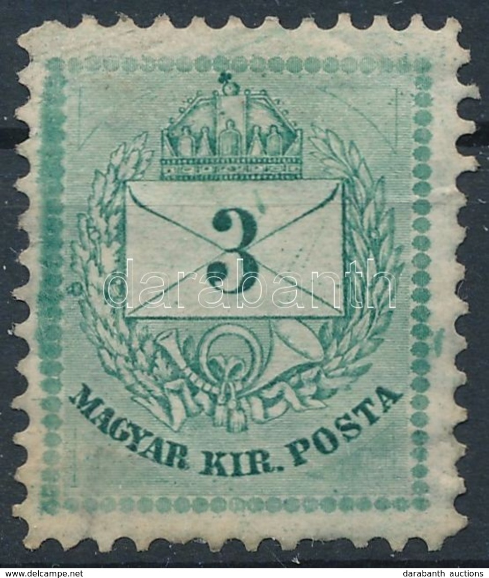 (*) 1881 3kr Festékfoltok - Other & Unclassified