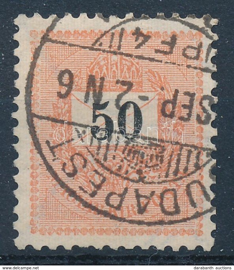 O 1898 Feketeszámú 50kr (5.000) - Autres & Non Classés