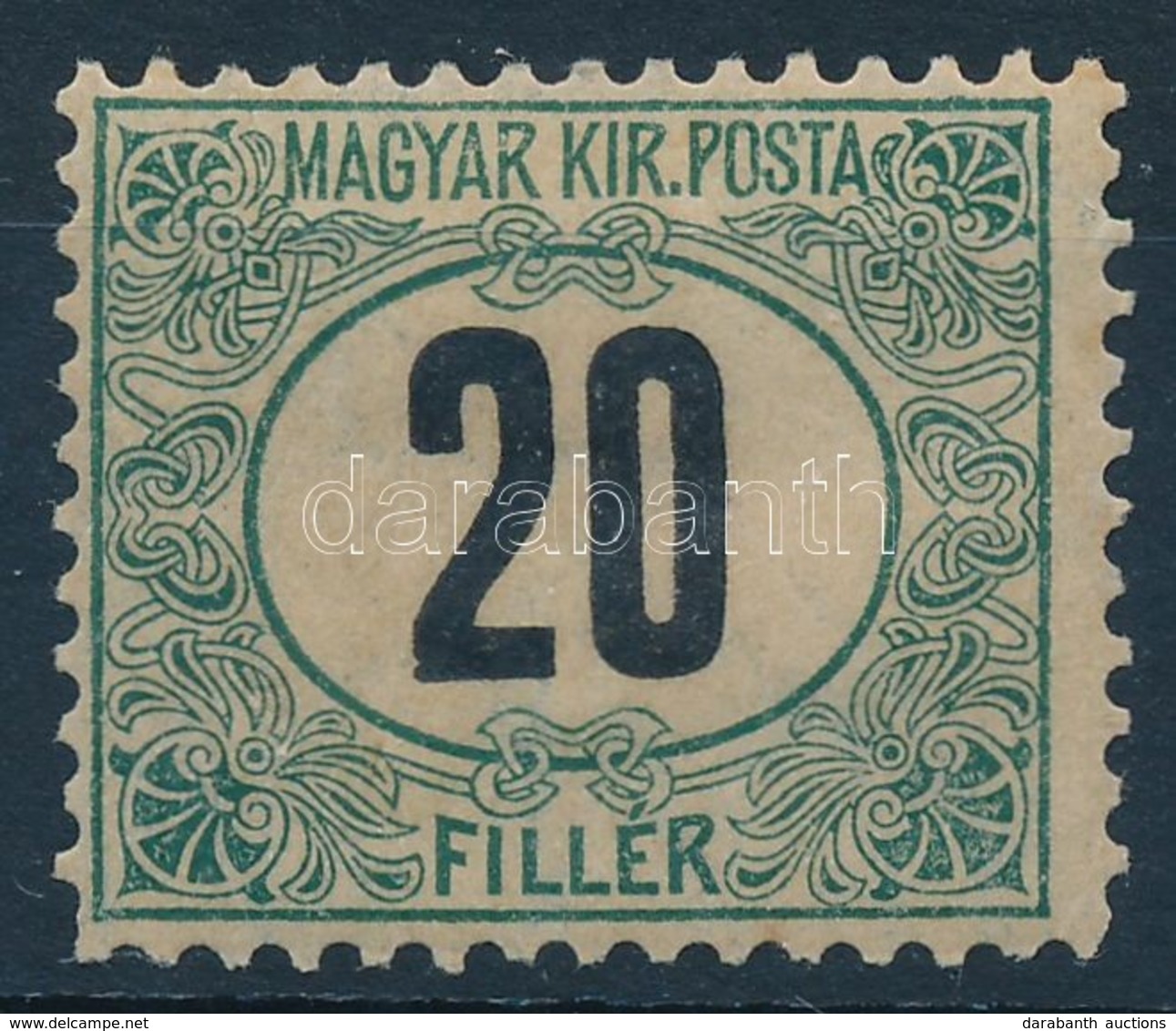 * 1903 Zöldportó 20f (6.500) - Autres & Non Classés