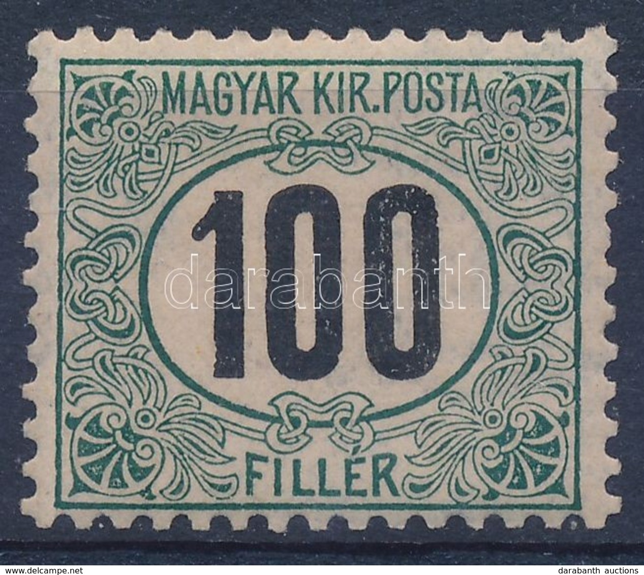 * 1905 Zöldportó 100f ,,A' - Other & Unclassified