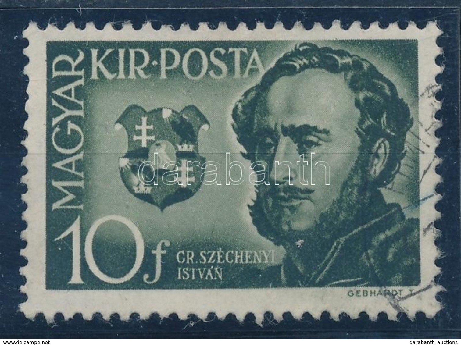 O 1941 Széchenyi Fehér Hasú Holló Lemezhiba - Other & Unclassified