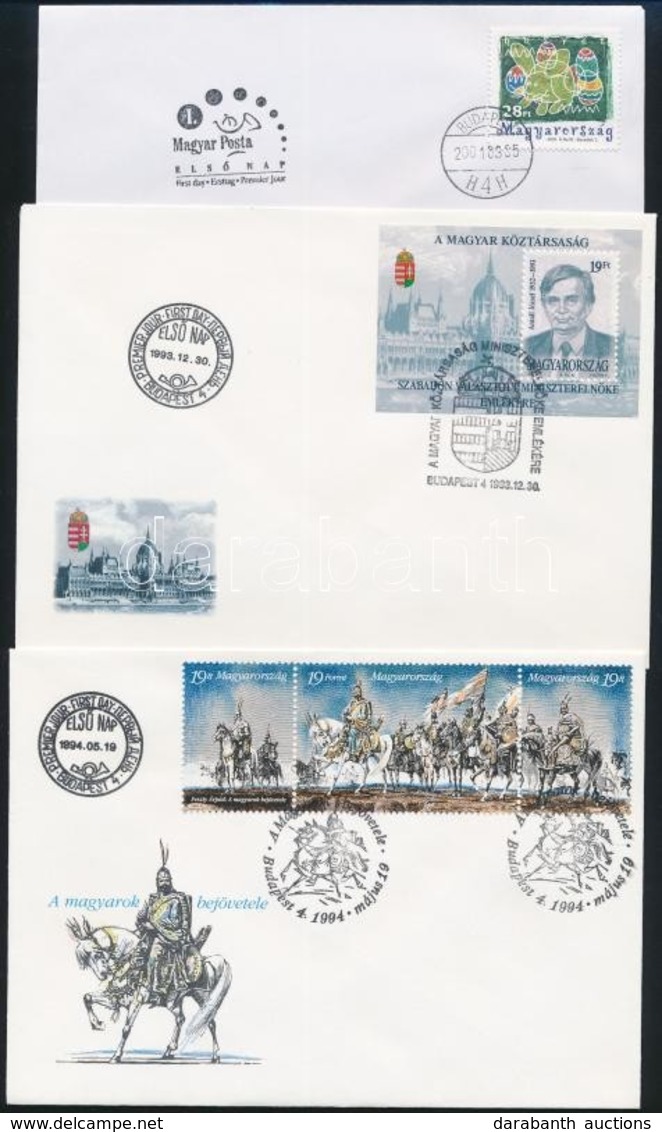 10 Klf FDC Az 1990-es évekből (6.900) - Autres & Non Classés