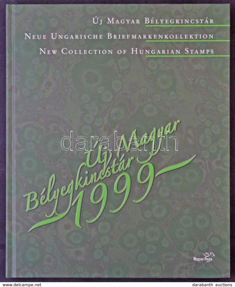 ** 1999 Magyar Bélyegkincstár, Benne Feketenyomat Blokk Fekete Sorszámmal - Other & Unclassified