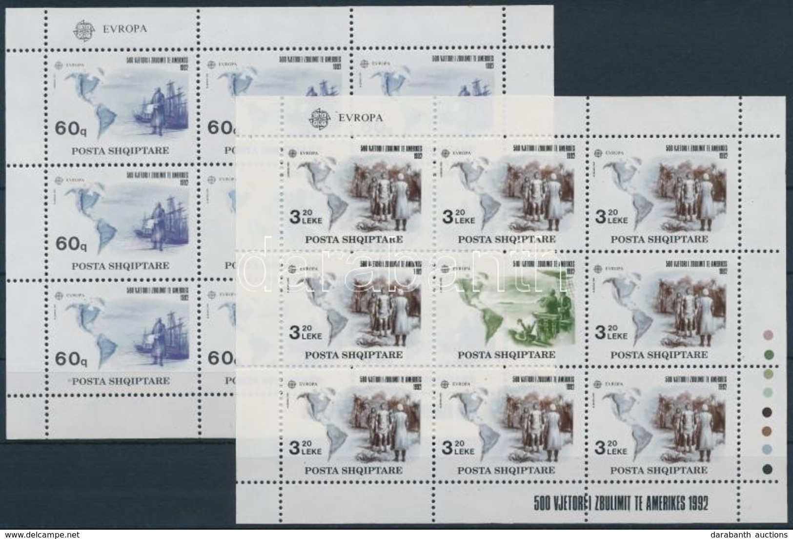 ** 1992 Európa CEPT Kisívsor Mi 2510-2511 - Altri & Non Classificati