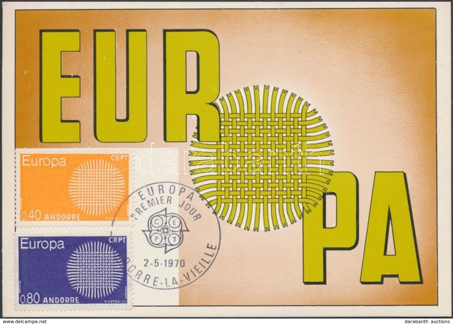 1970 Europa CEPT Sor CM-en Mi 222-223 - Autres & Non Classés