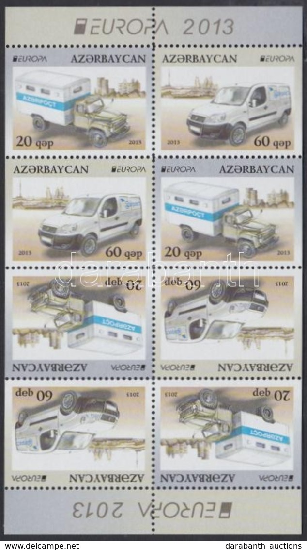 ** 2013 Europa CEPT Postai Járművek Bélyegfüzet Mi 973D-974D - Autres & Non Classés