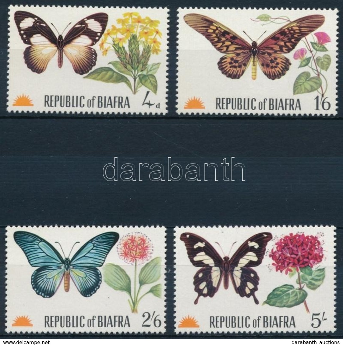 ** 1968 Lepke Sor,
Butterfly
Mi 27-30 - Other & Unclassified