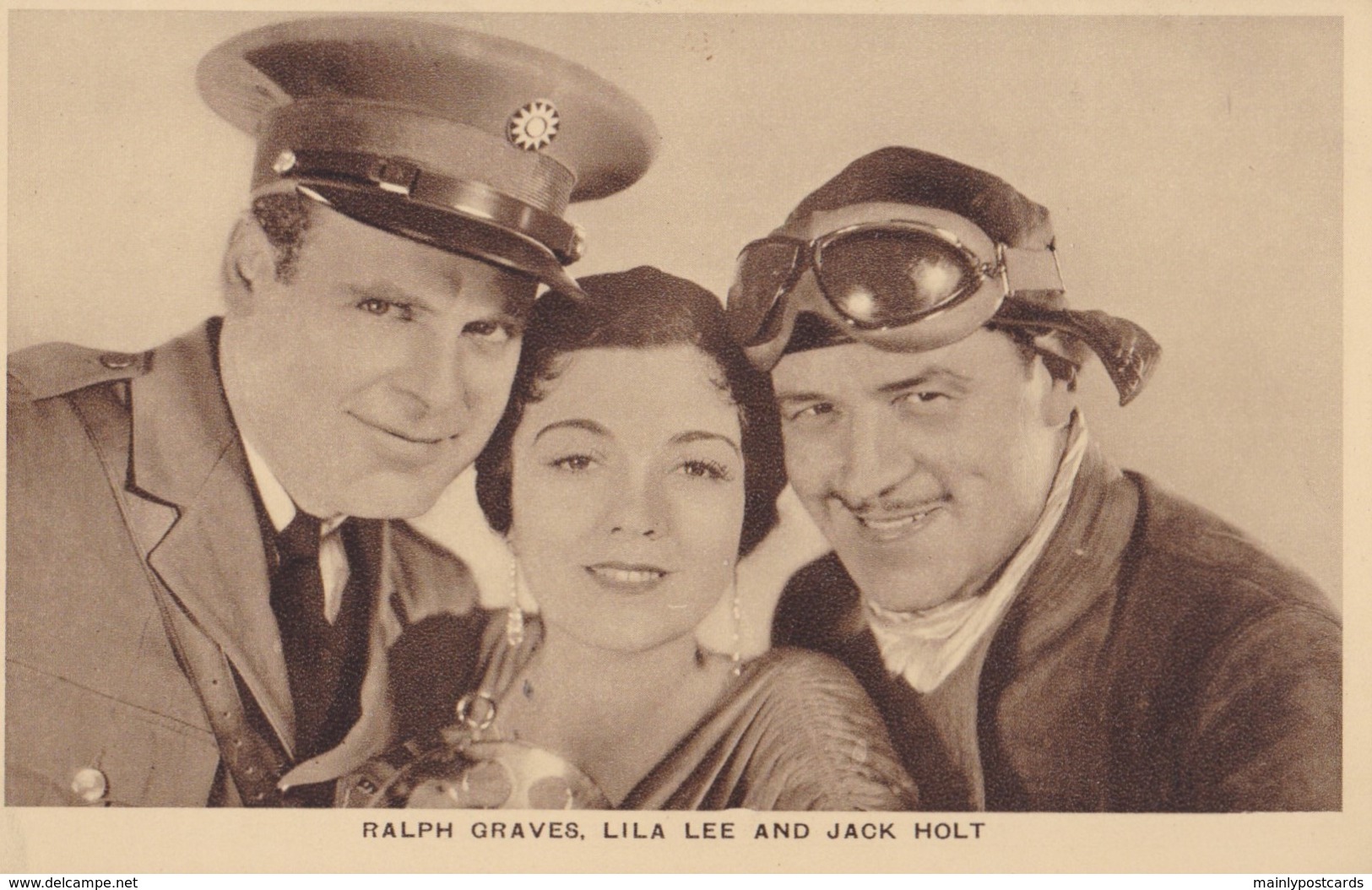 AP93 Actors, Film Stars - Ralph Graves, Lila Lee And Jack Holt - Actors