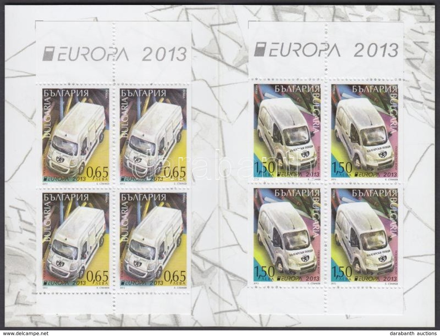 ** 2013 Europa CEPT Postai Járművek Bélyegfüzet Mi MH 12 - Autres & Non Classés