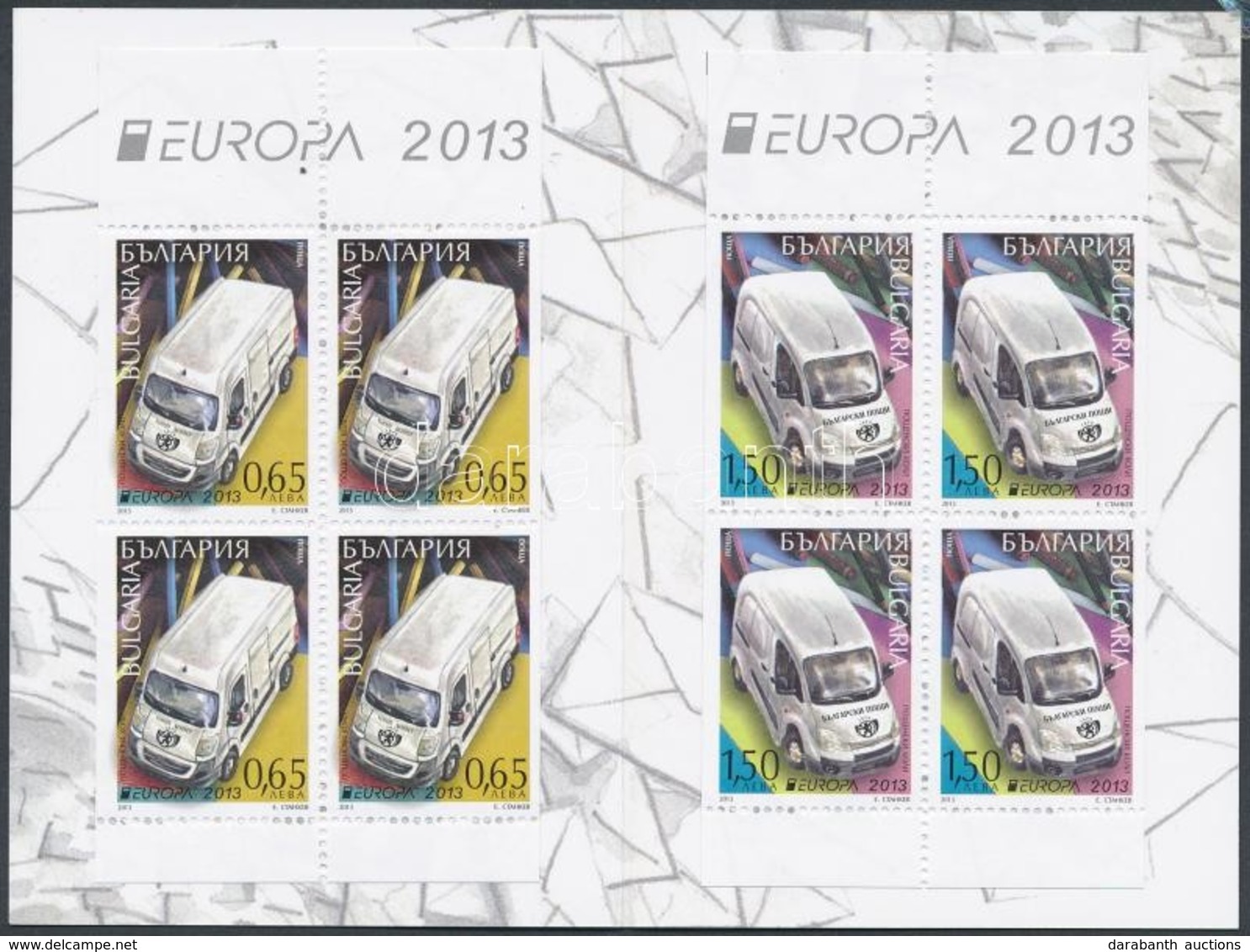 ** 2013 Europa CEPT Postai Járművek Bélyegfüzet Mi MH 12 - Autres & Non Classés