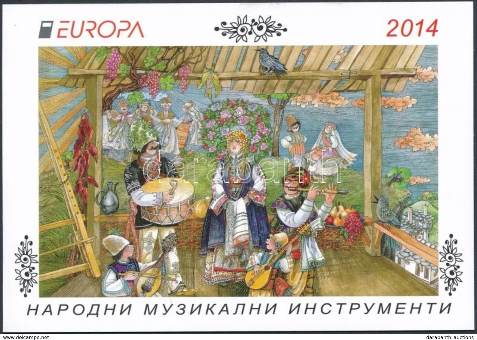 ** 2014 Europa CEPT Hangszerek Bélyegfüzet Mi MH 14 - Autres & Non Classés