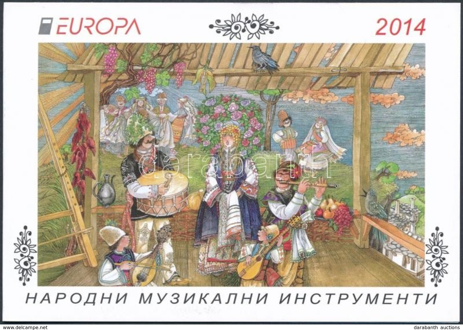 ** 2014 Europa CEPT Hangszerek Bélyegfüzet Mi MH 14 - Autres & Non Classés