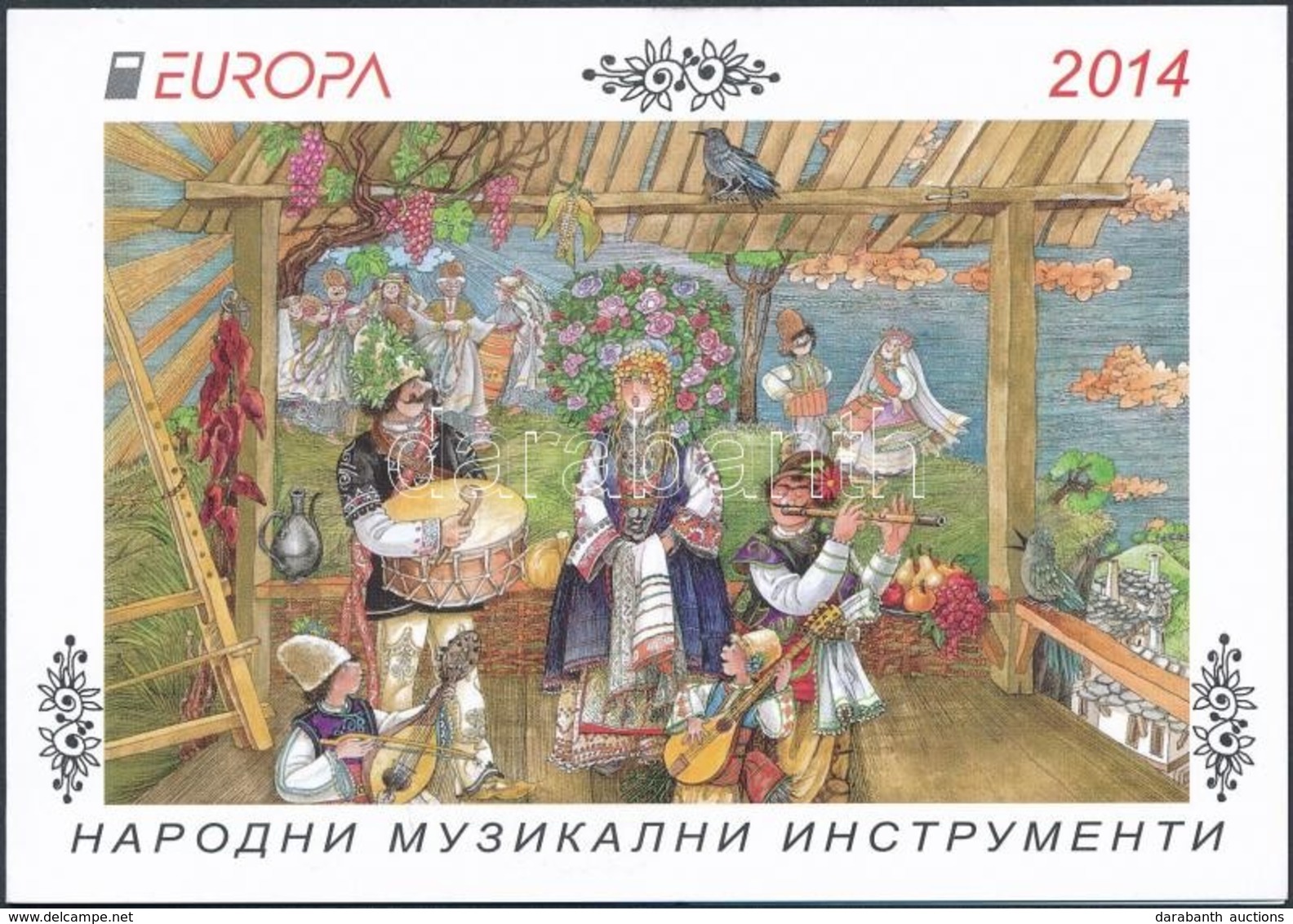 ** 2014 Europa CEPT Hangszerek Bélyegfüzet Mi MH 14 - Autres & Non Classés