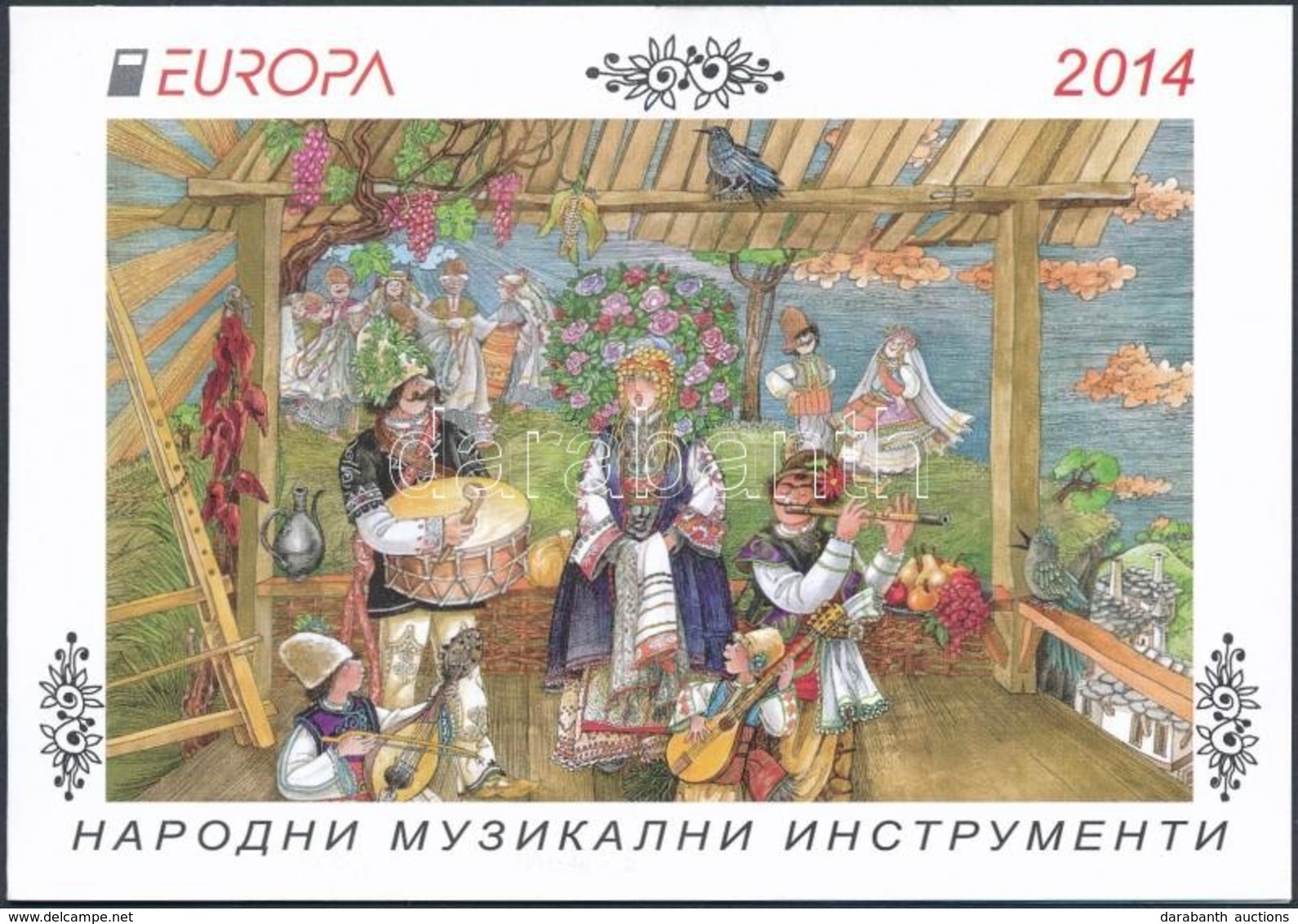 ** 2014 Europa CEPT Hangszerek Bélyegfüzet Mi MH 14 - Autres & Non Classés