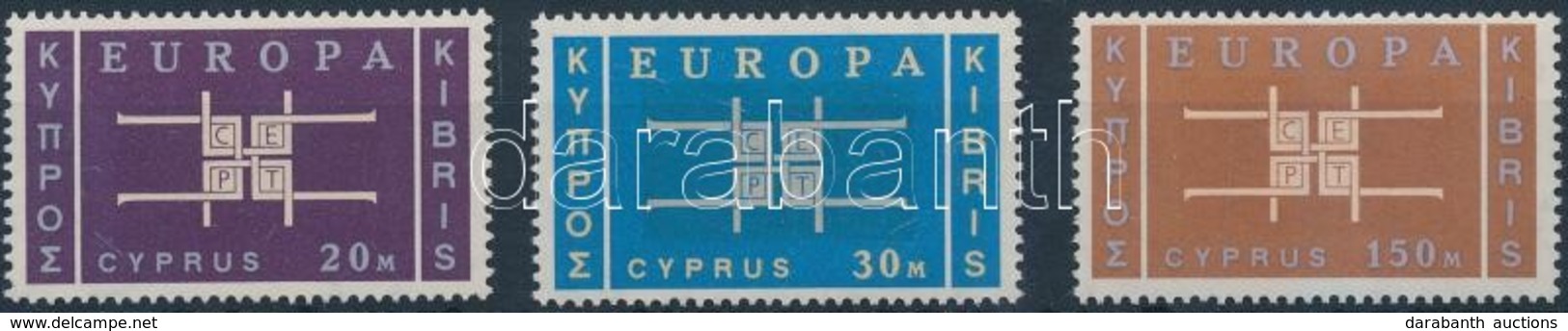 ** 1963 Europa CEPT Sor Mi 225-227 - Autres & Non Classés