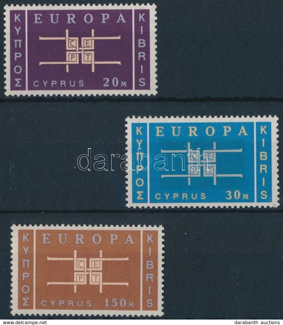 ** 1963 Europa CEPT Sor Mi 225-227 - Other & Unclassified