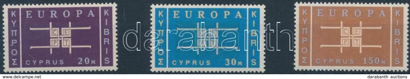 ** 1963 Europa CEPT Sor Mi 225-227 - Autres & Non Classés