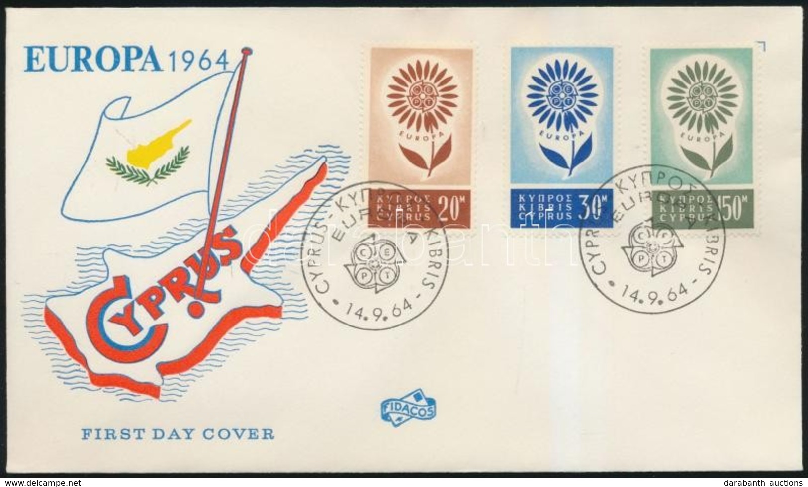 1964 Europa CEPT Sor FDC-n Mi 240-242 - Other & Unclassified