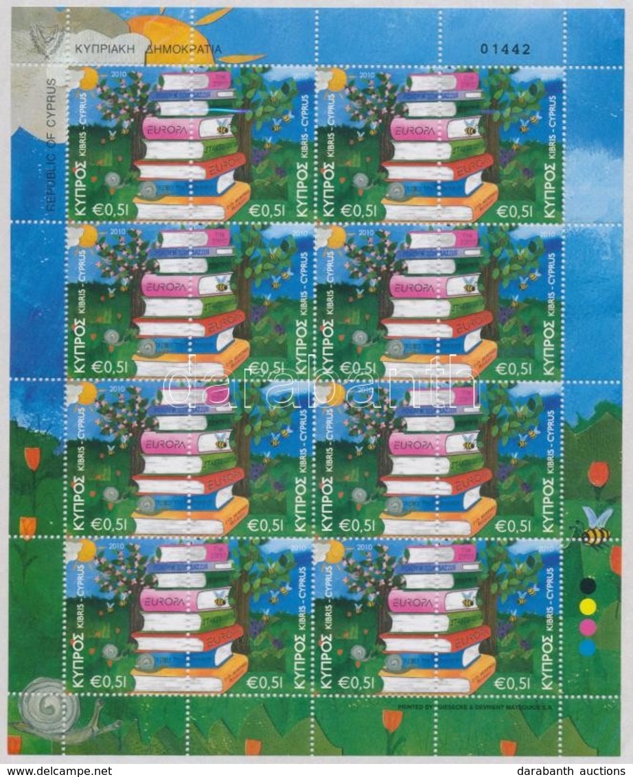 ** 2010 Europa CEPT Gyermekkönyvek Teljes ív Mi 1181-1182 A - Autres & Non Classés