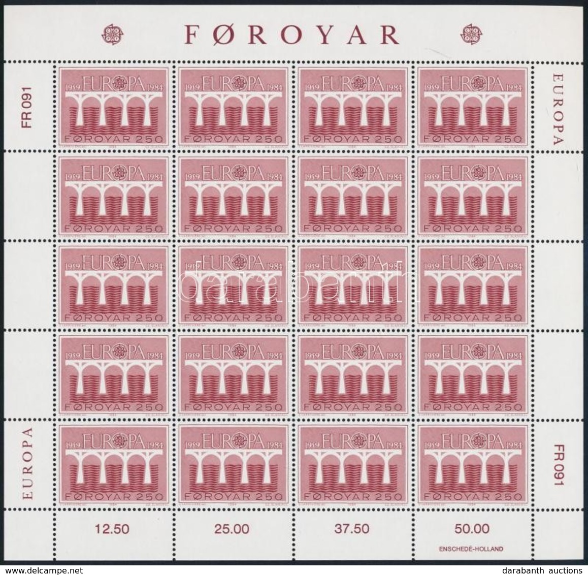 ** 1984 Europa CEPT Kisívsor Mi 97-98 - Autres & Non Classés