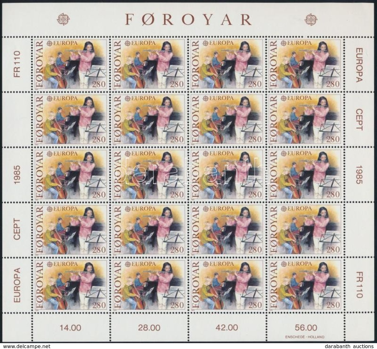 ** 1985 Europa CEPT Kisívsor Mi 116-117 - Other & Unclassified