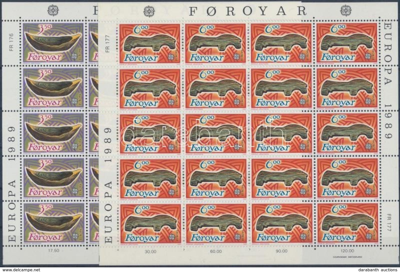 ** 1989 Europa CEPT Kisívsor Mi 184-185 - Other & Unclassified