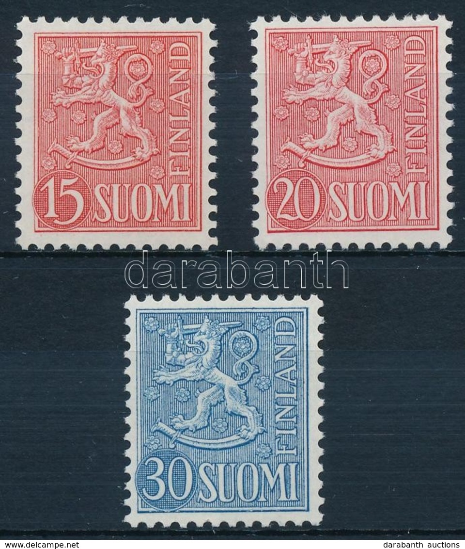 ** 1956 Forgalmi Sor,
Definitive Stamp
Mi 458-460 - Other & Unclassified