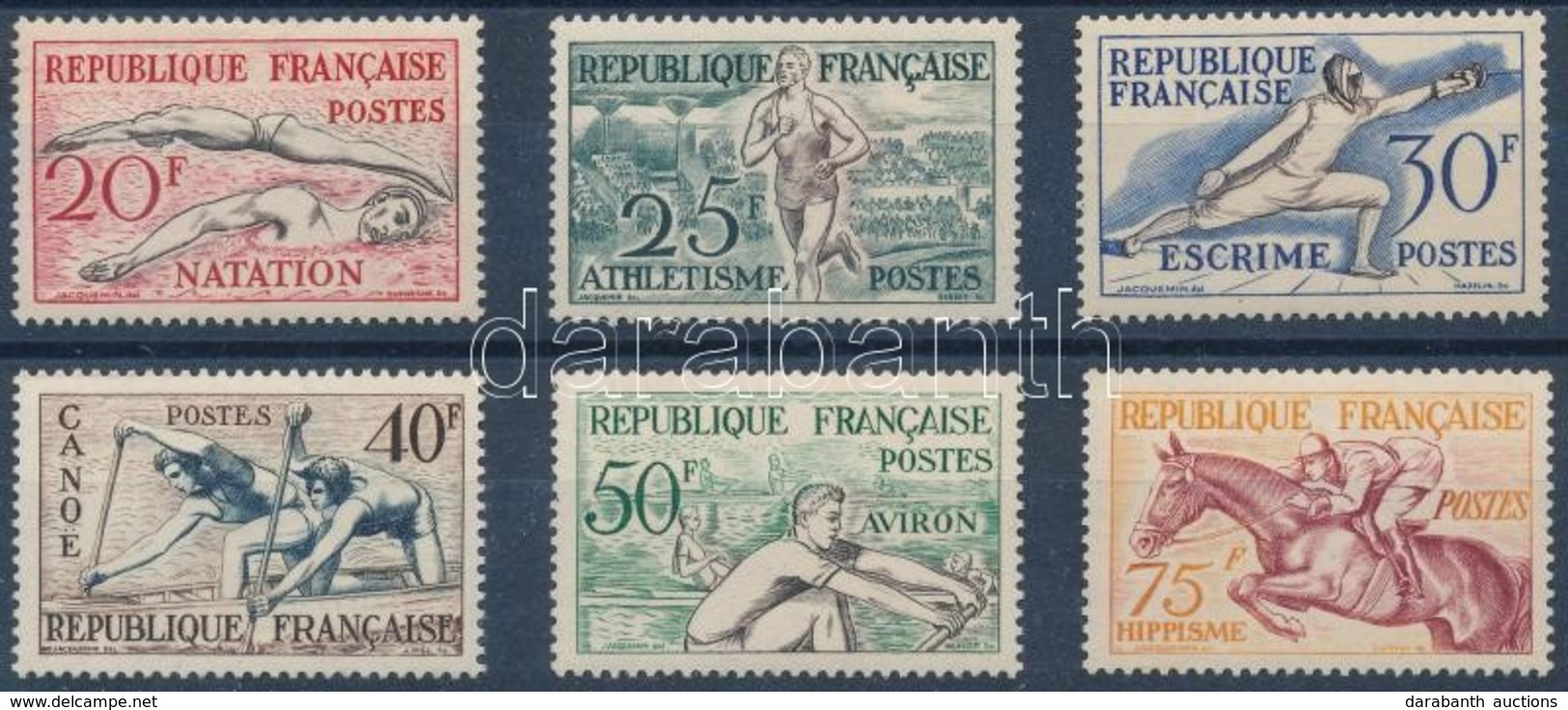 ** 1953 Mi 978-983 (Mi EUR 65,-) - Autres & Non Classés