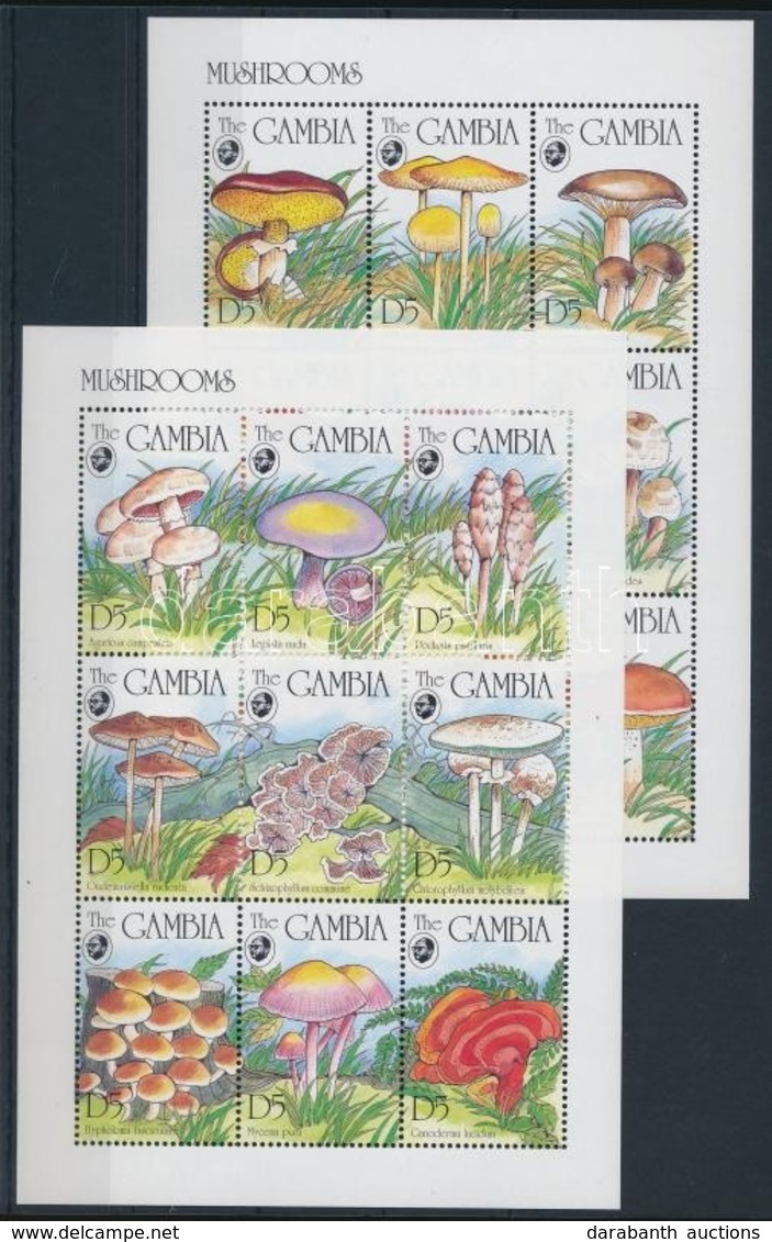 ** 1994 Gomba Kisívsor Mi 1964-1981 + Blokksor Mi 239-240 - Autres & Non Classés