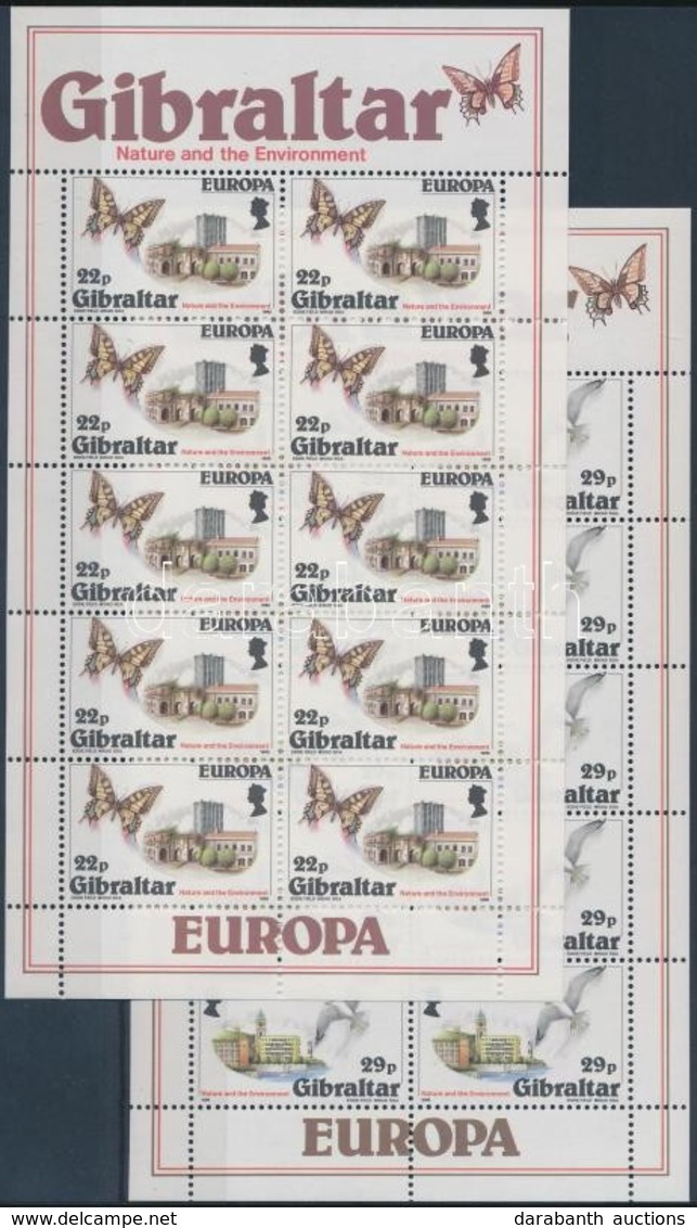 ** 1986 Europa CEPT Természet- és Környezetvédelem Kisívsor Mi 503-504 - Other & Unclassified