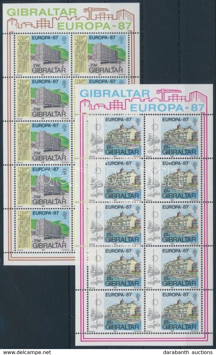 ** 1987 Europa CEPT: Modern építészet Kisívsor Mi 519-520 - Autres & Non Classés