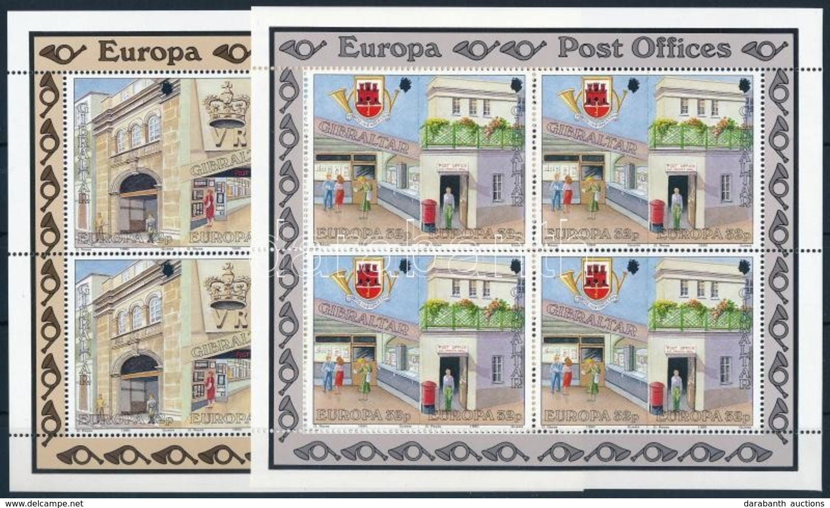 ** 1990 Europa: Postai Létesítmények Kisívsor Mi 590-593 - Other & Unclassified