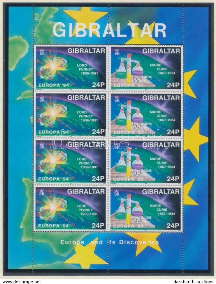 ** 1994 Europa CEPT Kisív Sor Mi 683-686 - Other & Unclassified