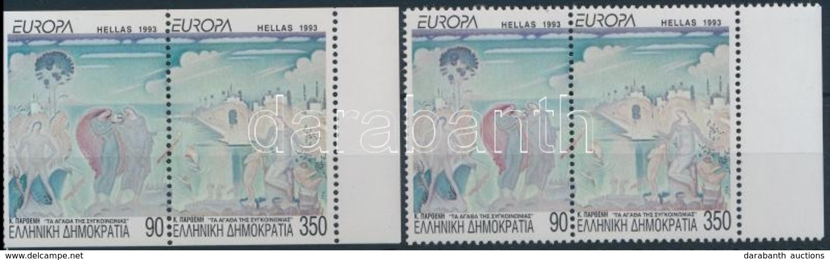 ** 1993 Europa CEPT Párok,
Europa CEPT In Pairs
Mi 1829-1830 A+C - Autres & Non Classés