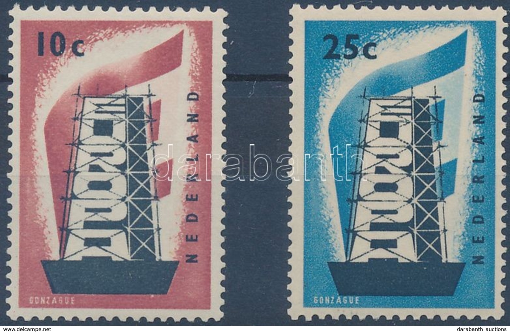 ** 1956 Europa CEPT Sor Mi 683-684 - Sonstige & Ohne Zuordnung