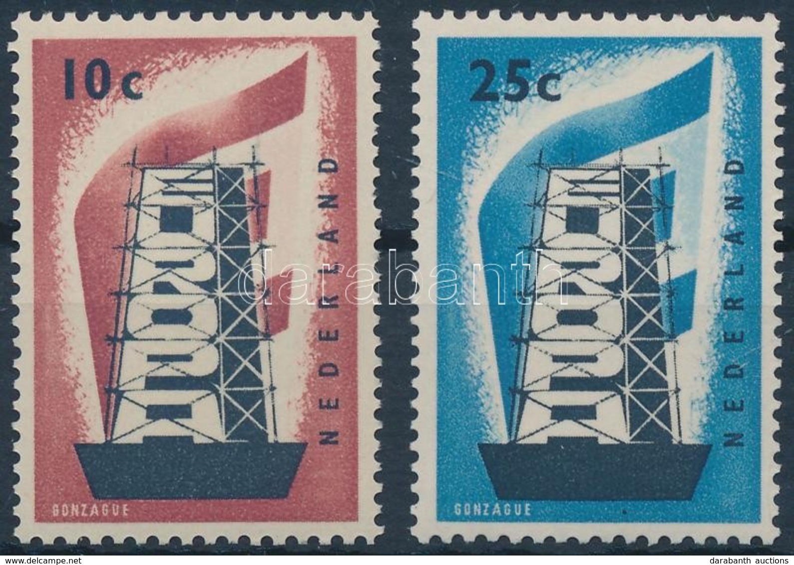 ** 1956 Európa CEPT Sor Mi 683-684 - Other & Unclassified