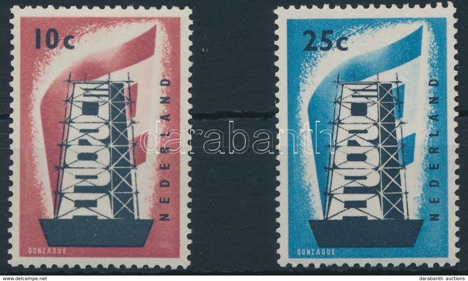 ** 1956 Europa CEPT Sor Mi 683-684 - Autres & Non Classés