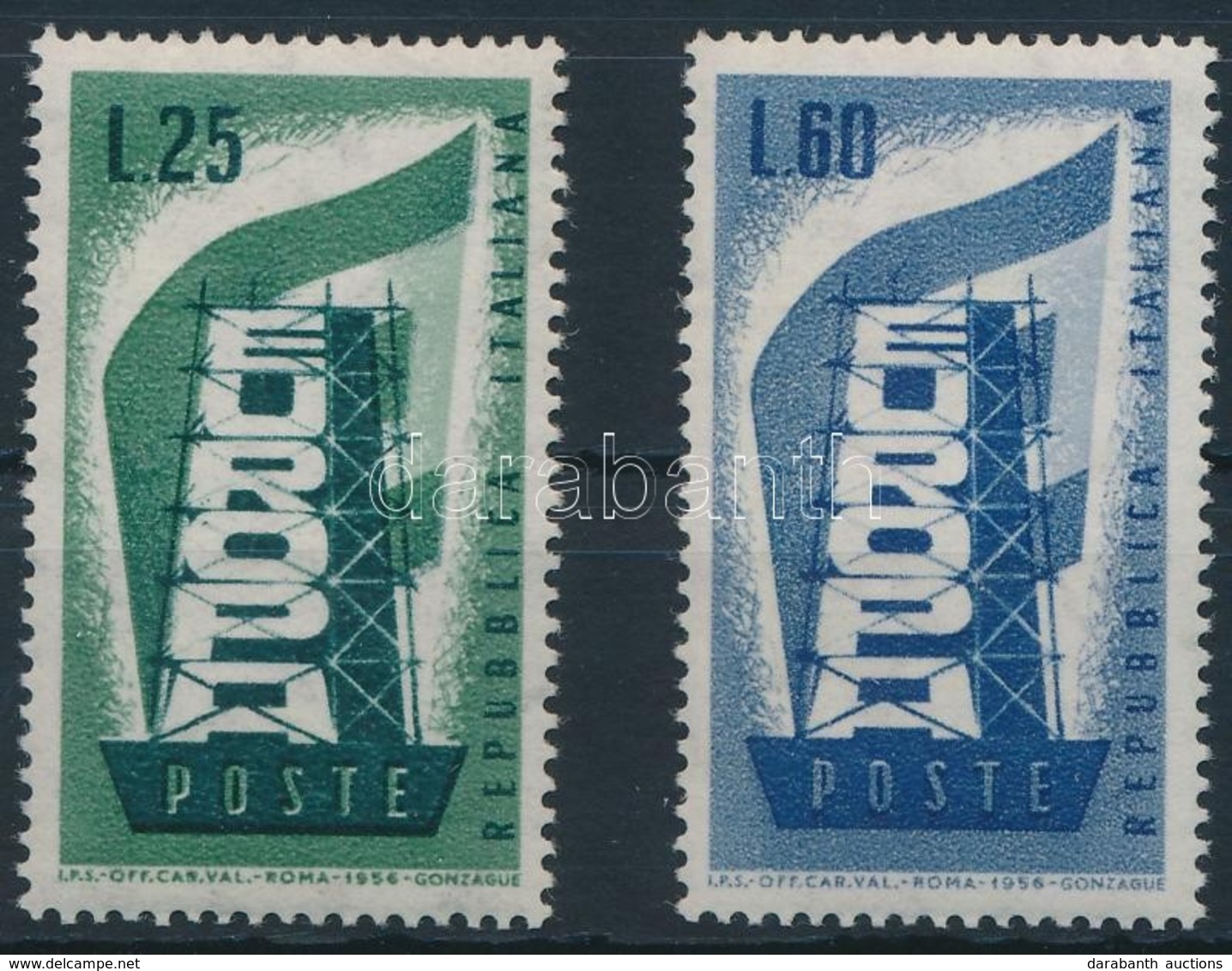 ** 1956 Europa CEPT Sor Mi 683-684 - Other & Unclassified