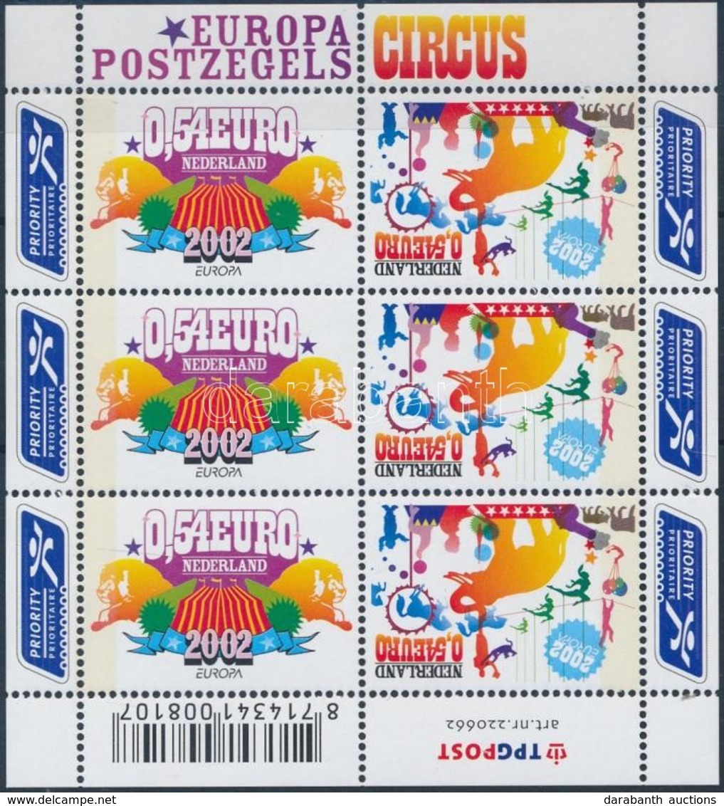 ** 2002 Europa CEPT Cirkusz Kisív Mi 2011-2012 - Other & Unclassified