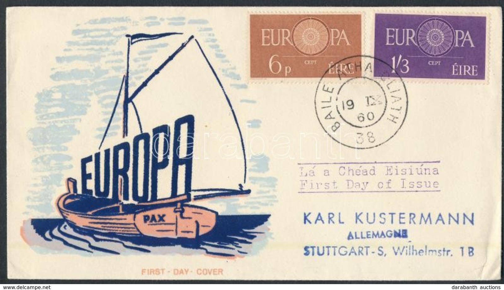 1950 Europa CEPT Sor Mi 146-147 FDC-n - Other & Unclassified