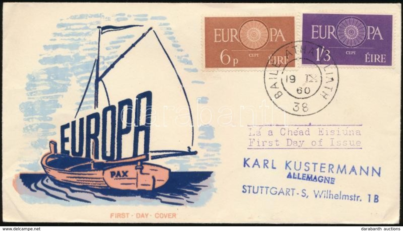 1950 Europa CEPT Sor Mi 146-147 FDC-n - Other & Unclassified