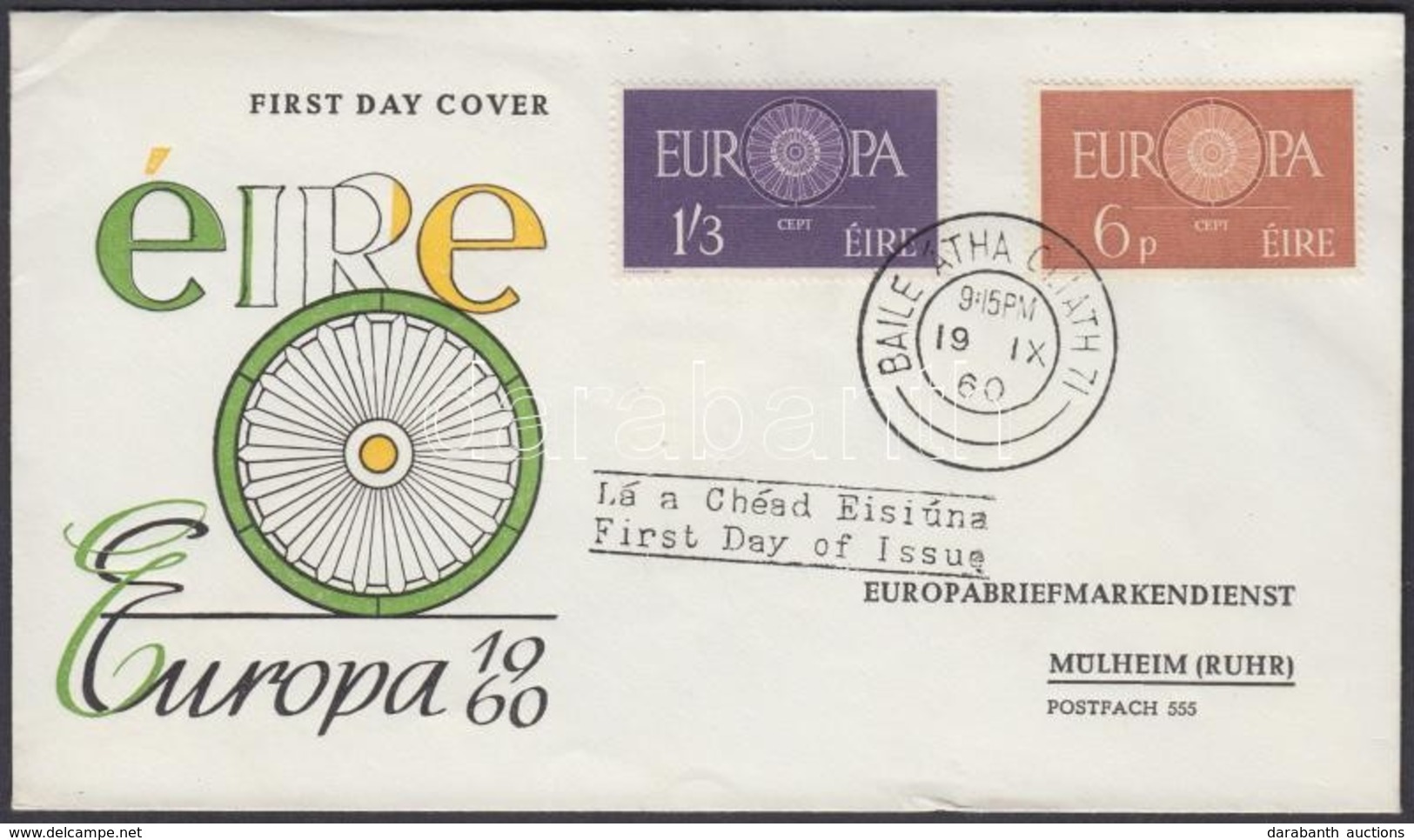 1960 Europa CEPT Sor Mi 146-147 FDC-n - Other & Unclassified