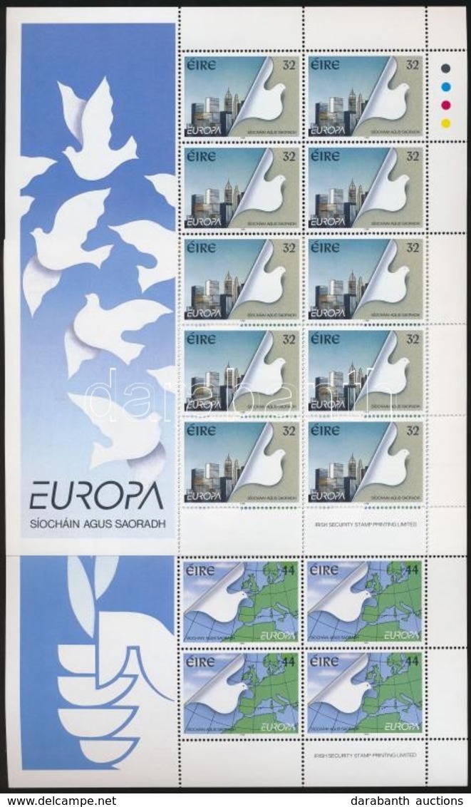 ** 1995 Europa CEPT, Béke és Szabadság Kisív Sor Mi 890-891 - Autres & Non Classés