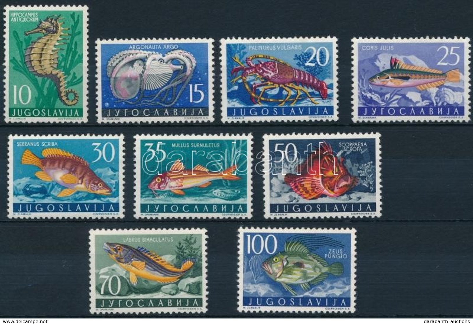 ** 1956 Állatvilág,
Animals
Mi 795-803 - Other & Unclassified