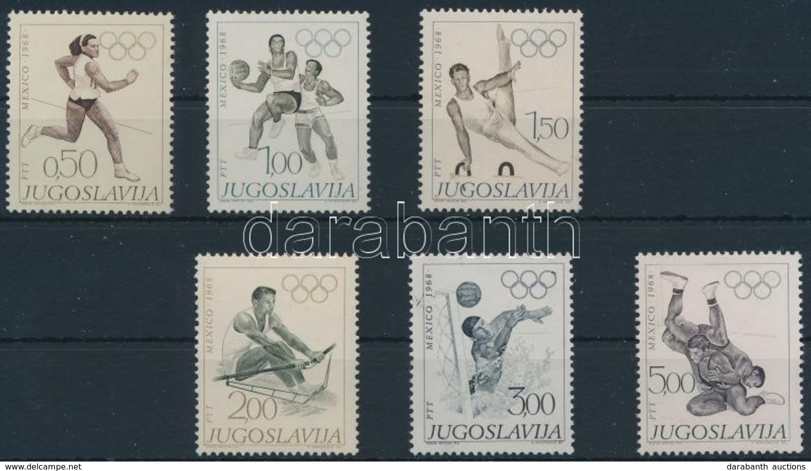 ** 1968 Olimpia Sor,
Olympic Games
Mi 1290-1295 - Autres & Non Classés