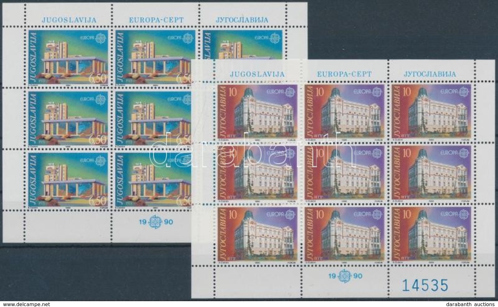 ** 1990 Európa Cept Kisívsor Mi 2414-2415 - Autres & Non Classés