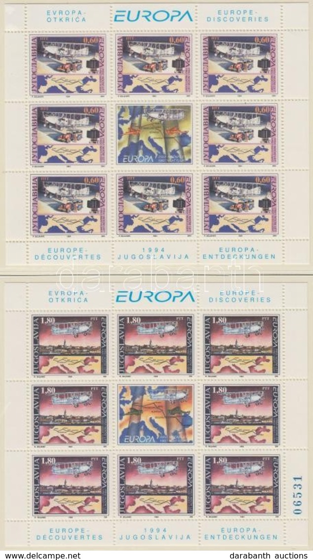 ** 1994 Europa CEPT Kisív Sor Mi 2657-2658 - Other & Unclassified