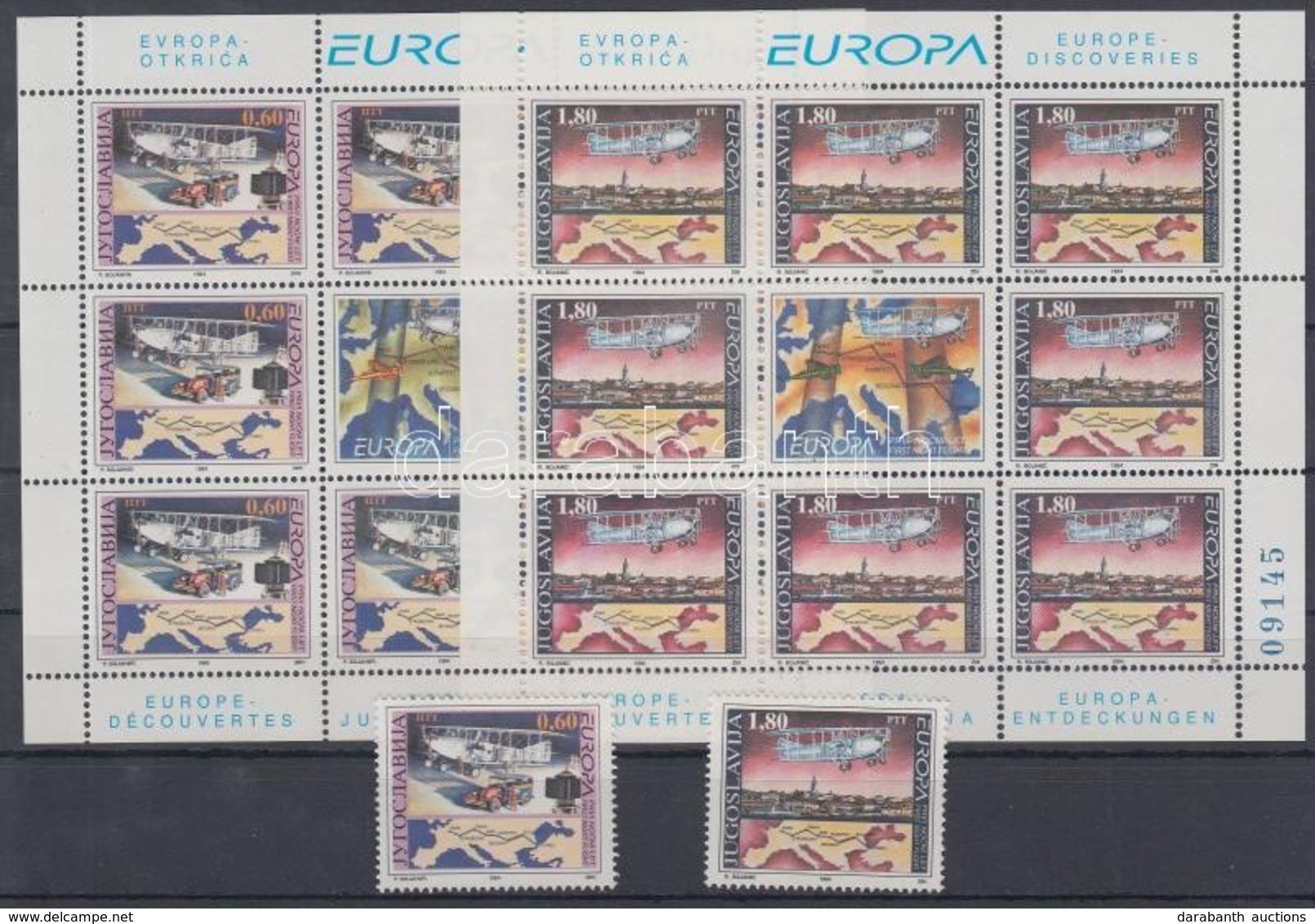 ** 1994 Europa CEPT: Felfedezések és Találmányok Sor + Kisív Mi 2657-2658 - Autres & Non Classés