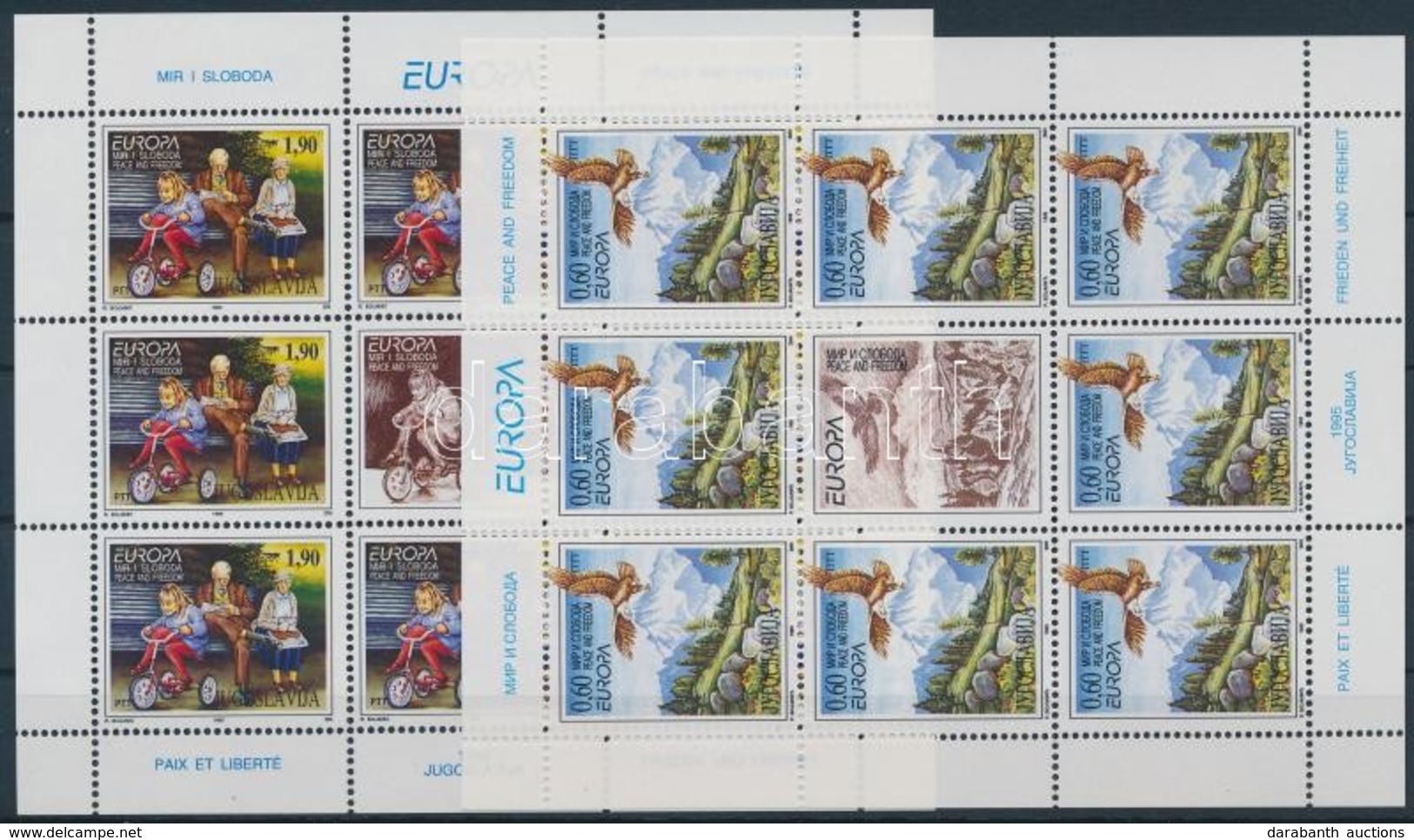 ** 1995 Európa CEPT Kisívsor Mi 2712-2713 - Autres & Non Classés